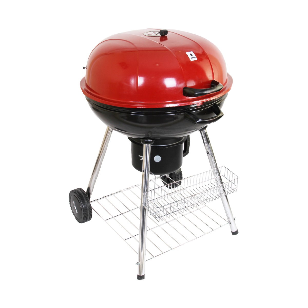 gril na dřevěné uhlí Activa pr. 63 cm Activa Cuba red