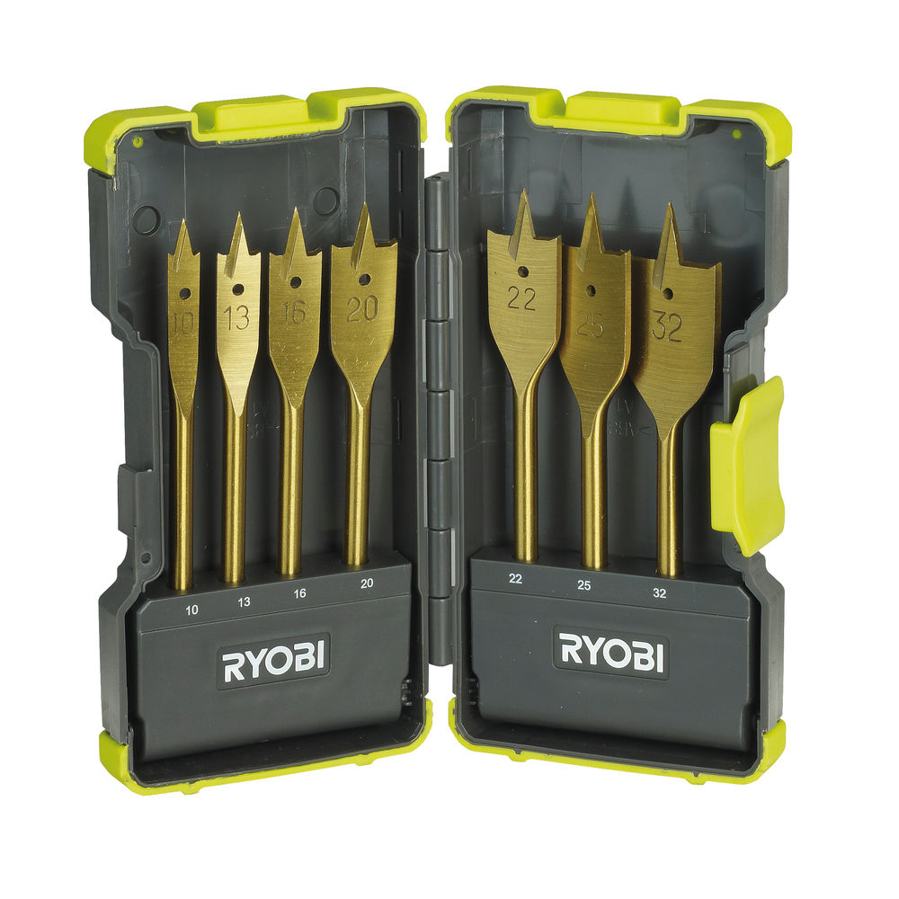 Ryobi RAK 07 SB7 ks sada plochých vrtákov