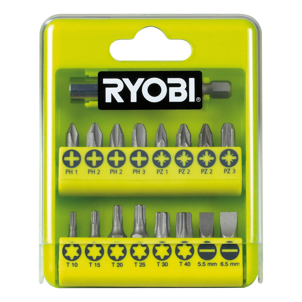 Ryobi RAK 17 SD17 ks sada šrobovacích bitov
