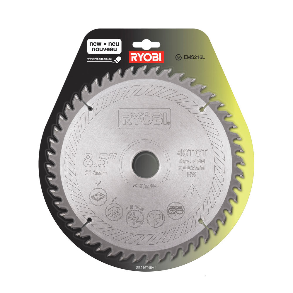 Ryobi SB 216T 48 A1pílový kotúč 216 mm, 48 z.