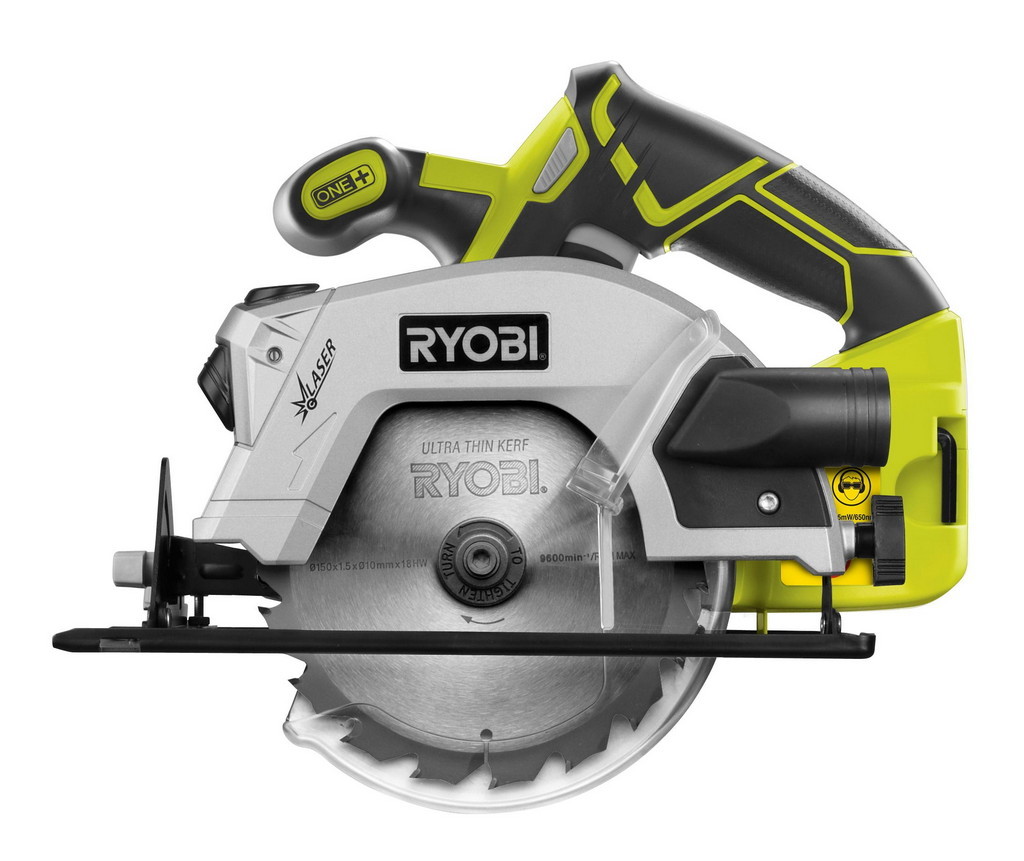 Ryobi RWSL 1801 Maku ručná okružná píla s laserom ONE+