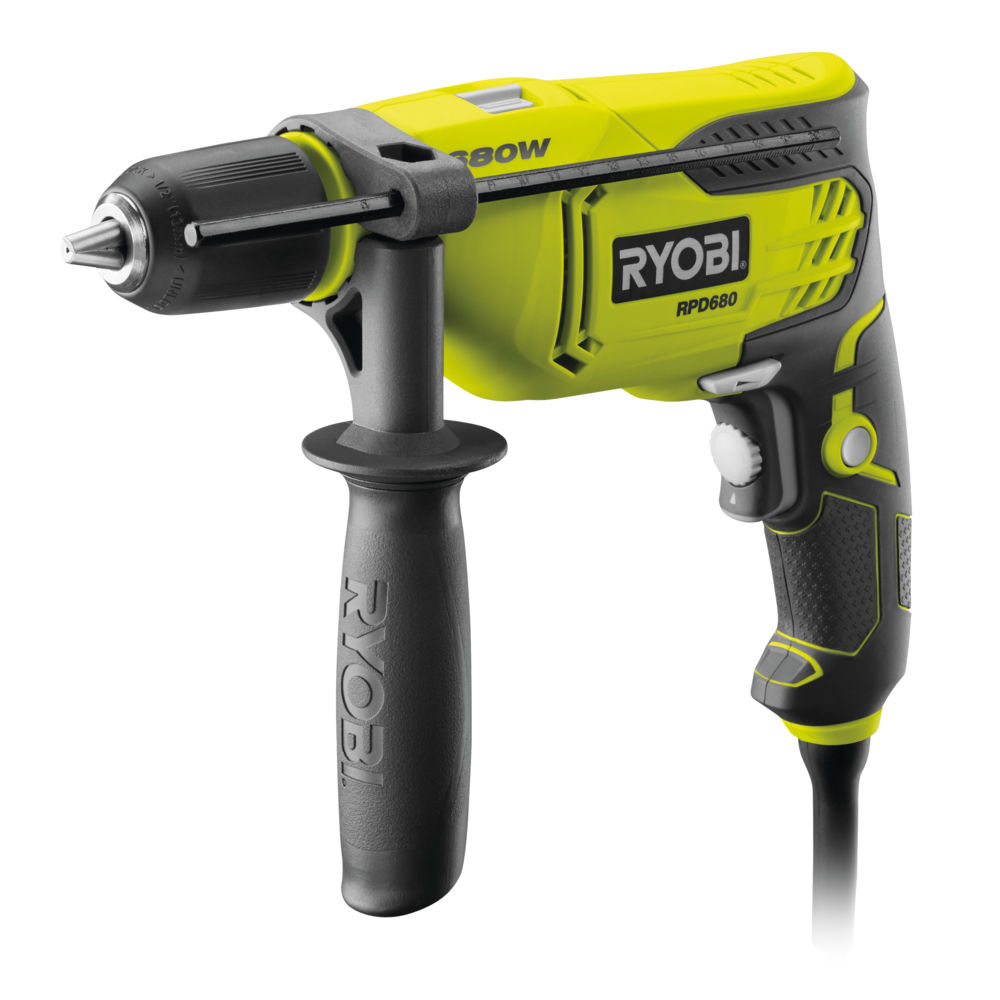 Ryobi RPD 680-K650 W príklepová vŕtačka s elektrickým motorom