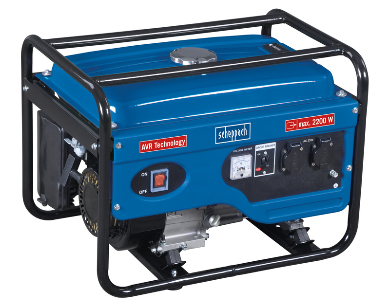 Rámová elektrocentrála 2 200W s reguláciou AVR Scheppach SG 2600