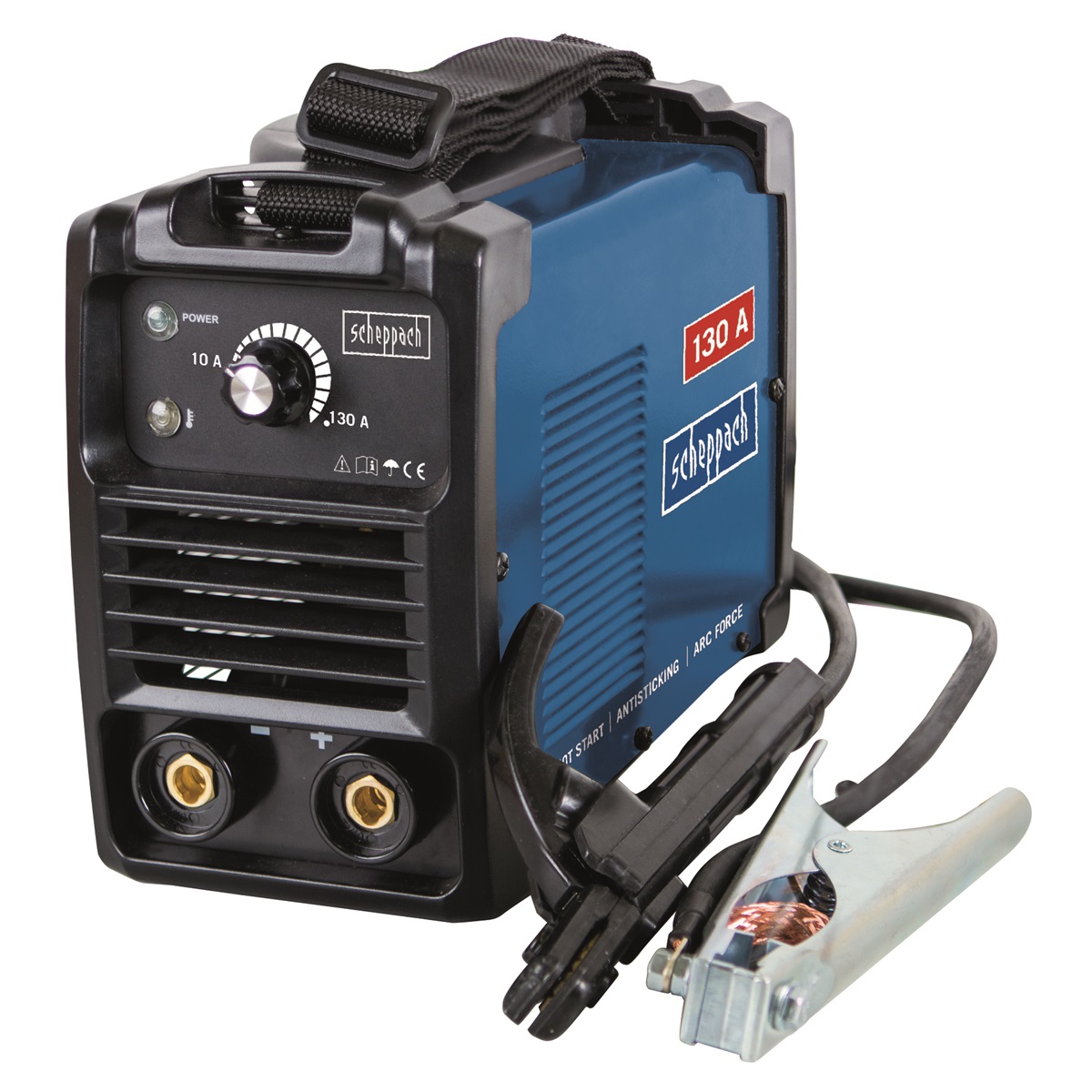 svářecí invertor 130 A s příslušenstvím Scheppach WSE860