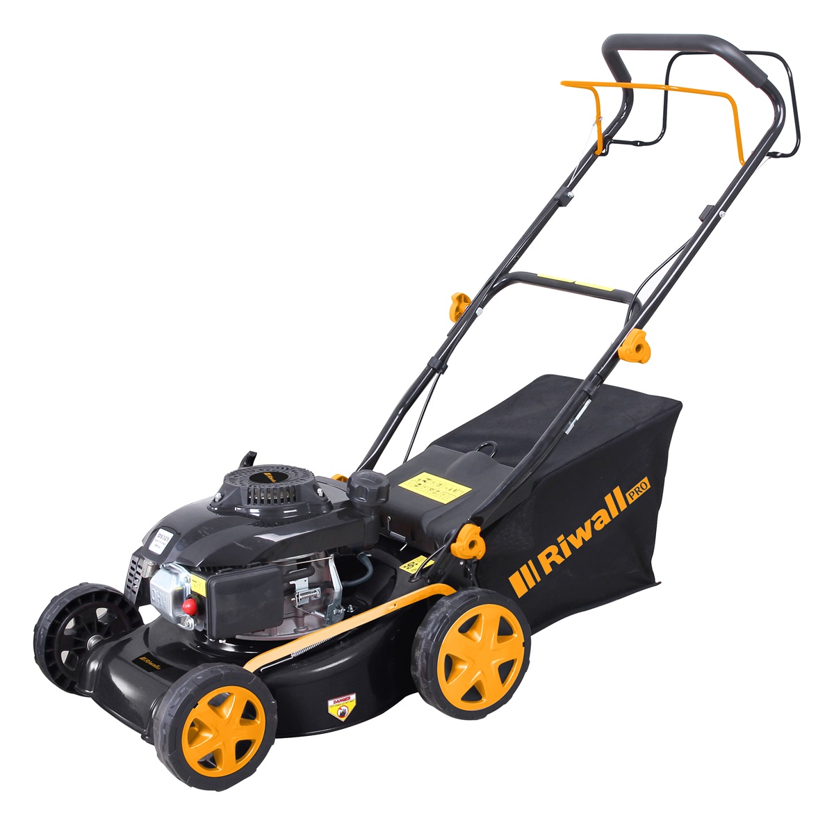 multifunkčna trávna kosačka 2 v 1 s benzínovým motorom Riwall PRO RPM 4218