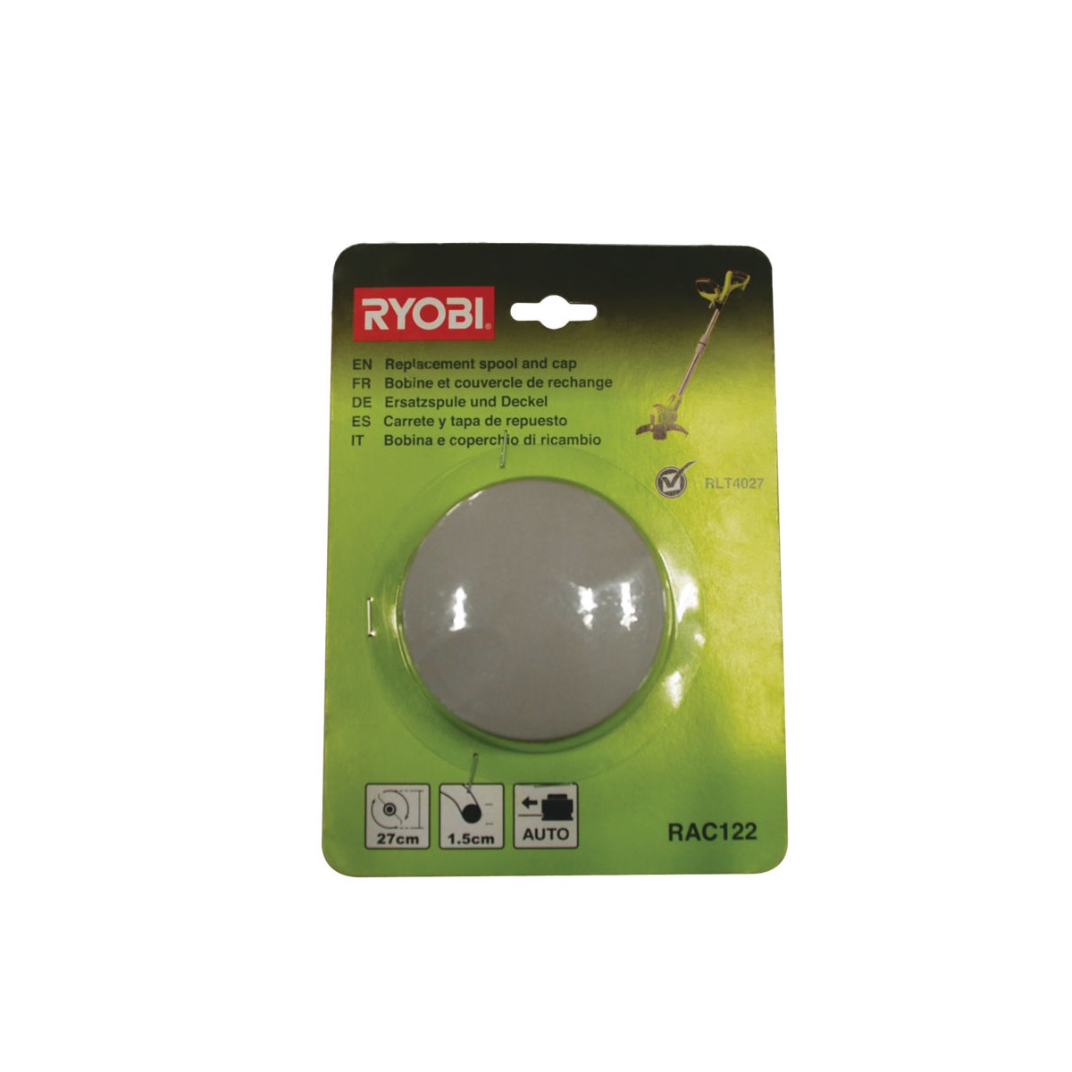Ryobi RAC 122Strunová hlava se 1,5 mm struny, kryt (pro RLT 4027)