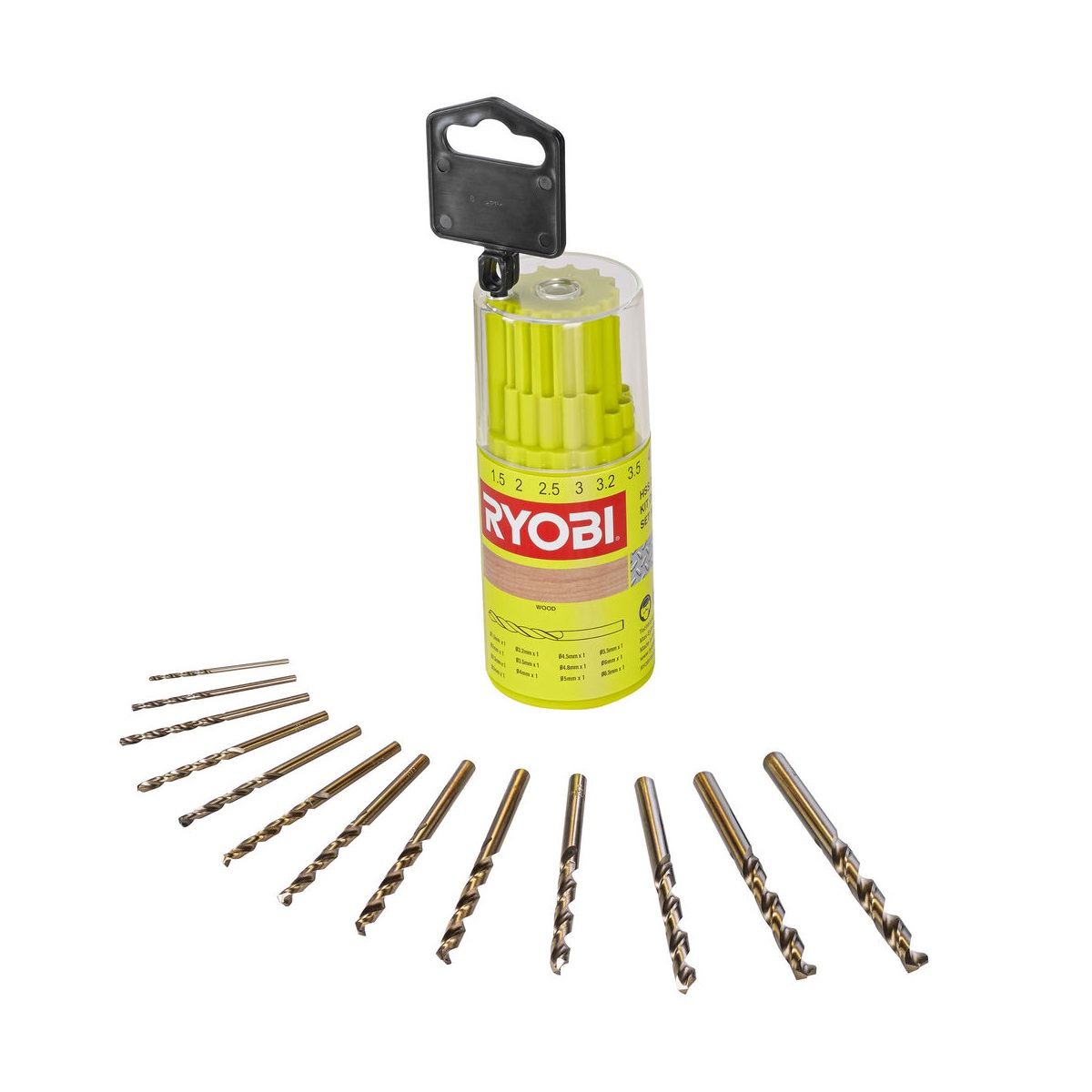 Ryobi RAK13HSS13 ks sada HSS-G vrtáků