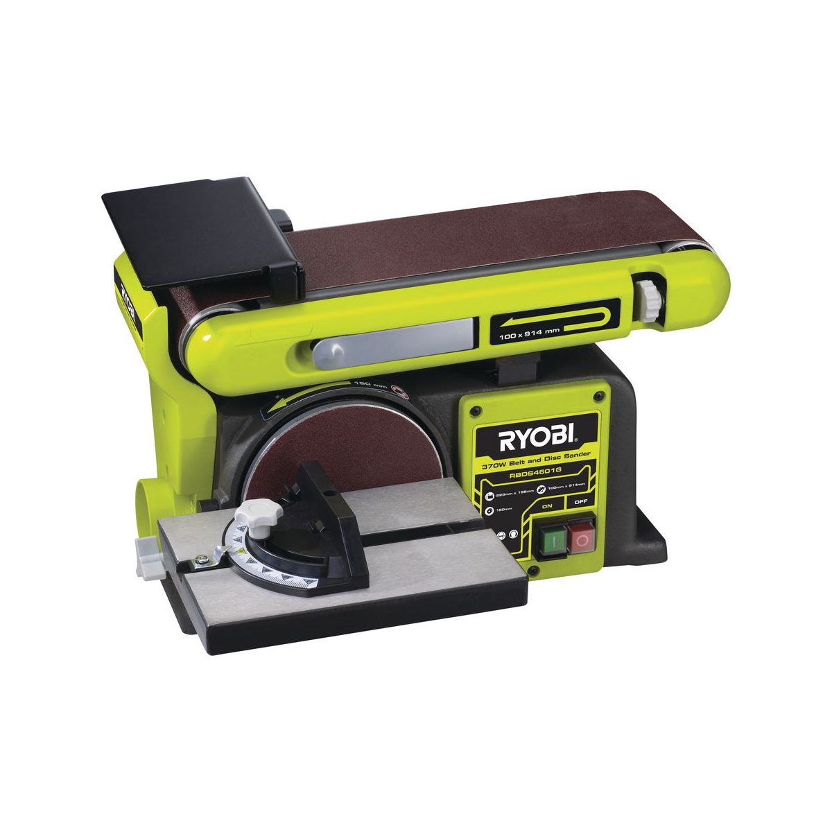 Ryobi RBDS4601Gelektrická pásová a kotoučová bruska 375W