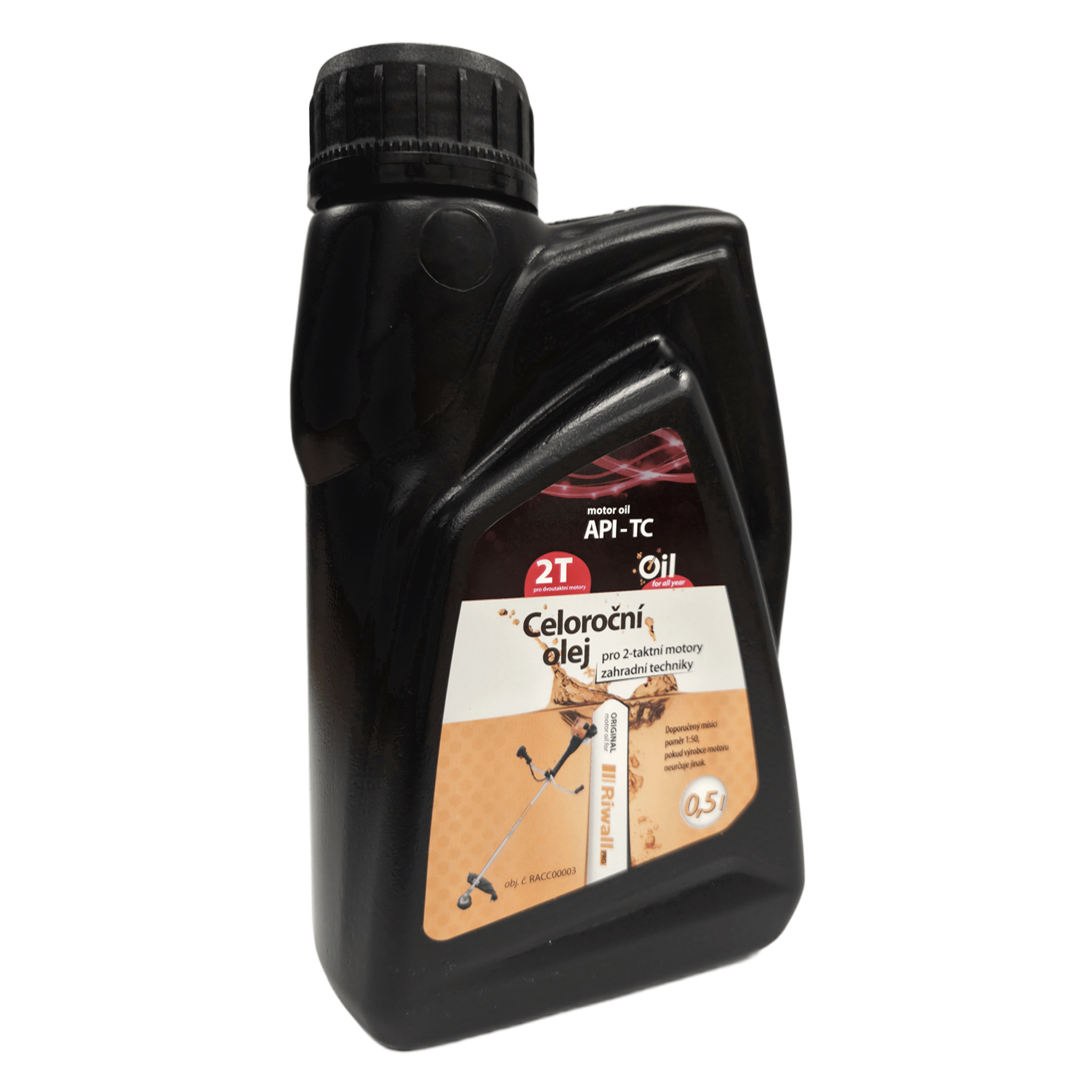 Riwall PRO Celoročný olej pre 2-taktné motory