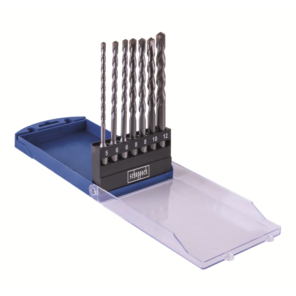 Scheppach Sada 3 vrtákov (8, 10, 12 mm) SDS PLUS