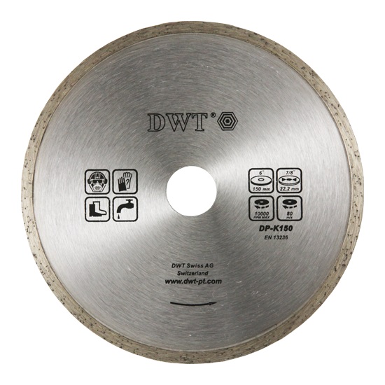DWT Diamantový plný kotúč 150 mm (dlaždice, keramika)